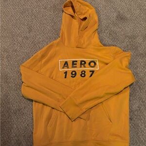 Aeropostale Mustard Hoodie with Logo